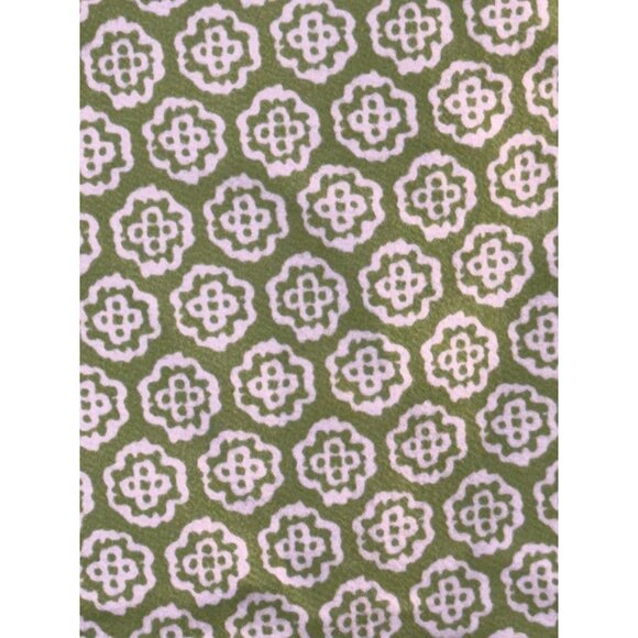 Talbots womens size 16 green and white stretch capri ankle trousers pant - Picture 13 of 16